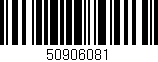 Código de barras (EAN, GTIN, SKU, ISBN): '50906081'