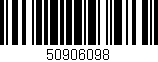 Código de barras (EAN, GTIN, SKU, ISBN): '50906098'