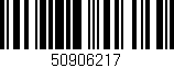 Código de barras (EAN, GTIN, SKU, ISBN): '50906217'
