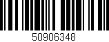 Código de barras (EAN, GTIN, SKU, ISBN): '50906348'