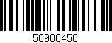 Código de barras (EAN, GTIN, SKU, ISBN): '50906450'