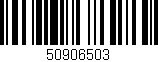 Código de barras (EAN, GTIN, SKU, ISBN): '50906503'