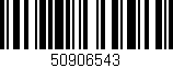 Código de barras (EAN, GTIN, SKU, ISBN): '50906543'