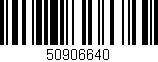 Código de barras (EAN, GTIN, SKU, ISBN): '50906640'