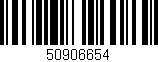 Código de barras (EAN, GTIN, SKU, ISBN): '50906654'