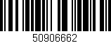 Código de barras (EAN, GTIN, SKU, ISBN): '50906662'