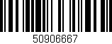 Código de barras (EAN, GTIN, SKU, ISBN): '50906667'