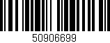 Código de barras (EAN, GTIN, SKU, ISBN): '50906699'