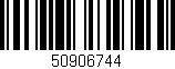 Código de barras (EAN, GTIN, SKU, ISBN): '50906744'