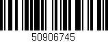 Código de barras (EAN, GTIN, SKU, ISBN): '50906745'