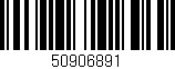 Código de barras (EAN, GTIN, SKU, ISBN): '50906891'