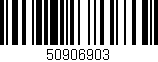Código de barras (EAN, GTIN, SKU, ISBN): '50906903'