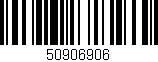 Código de barras (EAN, GTIN, SKU, ISBN): '50906906'