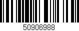Código de barras (EAN, GTIN, SKU, ISBN): '50906988'