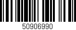 Código de barras (EAN, GTIN, SKU, ISBN): '50906990'