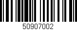 Código de barras (EAN, GTIN, SKU, ISBN): '50907002'