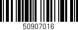 Código de barras (EAN, GTIN, SKU, ISBN): '50907016'