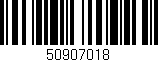 Código de barras (EAN, GTIN, SKU, ISBN): '50907018'
