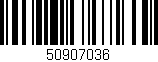 Código de barras (EAN, GTIN, SKU, ISBN): '50907036'