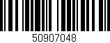Código de barras (EAN, GTIN, SKU, ISBN): '50907048'