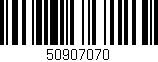 Código de barras (EAN, GTIN, SKU, ISBN): '50907070'