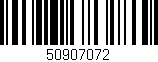 Código de barras (EAN, GTIN, SKU, ISBN): '50907072'
