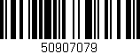 Código de barras (EAN, GTIN, SKU, ISBN): '50907079'
