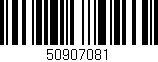 Código de barras (EAN, GTIN, SKU, ISBN): '50907081'