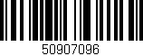 Código de barras (EAN, GTIN, SKU, ISBN): '50907096'