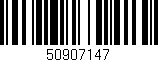 Código de barras (EAN, GTIN, SKU, ISBN): '50907147'