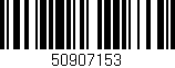 Código de barras (EAN, GTIN, SKU, ISBN): '50907153'