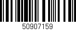 Código de barras (EAN, GTIN, SKU, ISBN): '50907159'