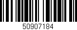 Código de barras (EAN, GTIN, SKU, ISBN): '50907184'