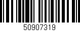 Código de barras (EAN, GTIN, SKU, ISBN): '50907319'