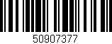Código de barras (EAN, GTIN, SKU, ISBN): '50907377'