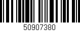 Código de barras (EAN, GTIN, SKU, ISBN): '50907380'