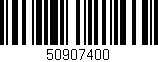 Código de barras (EAN, GTIN, SKU, ISBN): '50907400'
