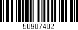 Código de barras (EAN, GTIN, SKU, ISBN): '50907402'