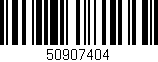 Código de barras (EAN, GTIN, SKU, ISBN): '50907404'