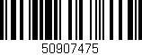 Código de barras (EAN, GTIN, SKU, ISBN): '50907475'