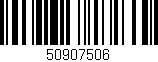Código de barras (EAN, GTIN, SKU, ISBN): '50907506'