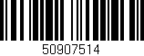 Código de barras (EAN, GTIN, SKU, ISBN): '50907514'