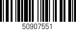 Código de barras (EAN, GTIN, SKU, ISBN): '50907551'