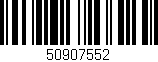 Código de barras (EAN, GTIN, SKU, ISBN): '50907552'