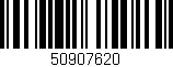 Código de barras (EAN, GTIN, SKU, ISBN): '50907620'