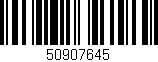 Código de barras (EAN, GTIN, SKU, ISBN): '50907645'