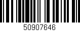 Código de barras (EAN, GTIN, SKU, ISBN): '50907646'