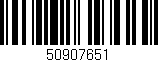 Código de barras (EAN, GTIN, SKU, ISBN): '50907651'