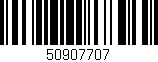 Código de barras (EAN, GTIN, SKU, ISBN): '50907707'