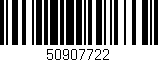 Código de barras (EAN, GTIN, SKU, ISBN): '50907722'